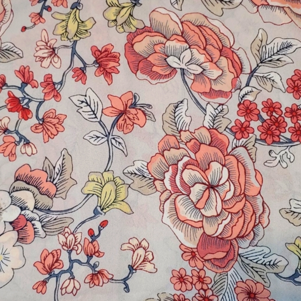 LOFT Outlet Floral Shell Tank S